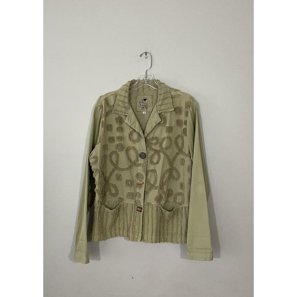 Produce Company Size Medium Textured Lightweight Jacket Art To Wear‎ Boho
